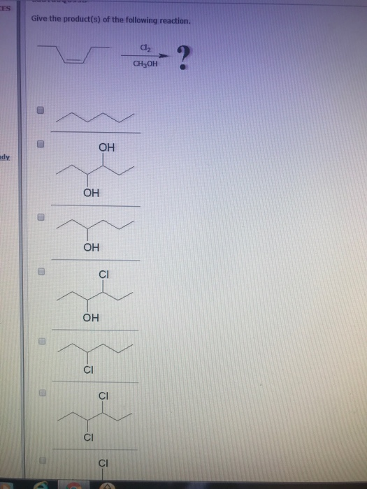 CES Give the product(s) of the following reaction. СН2ОН ОН ОН ОН он - )