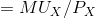= MUX PX
