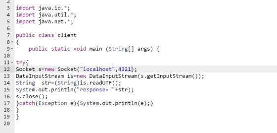 vmt un 3 import java.io.*; import java.util.*; import java.net.*; 7 public class client 8- 9. public static void main (String
