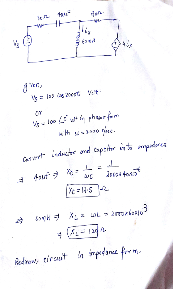 bomH ven, VS= loo as 2000t Volt e l00 with o-2o0o rec 0Ht 6orm] in impeqane