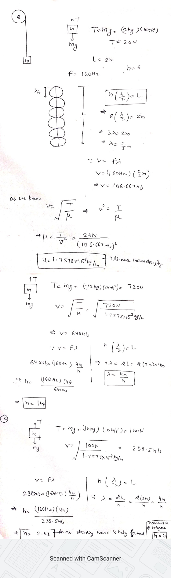 A5 Tamg (2kg ) (lomis) T=2ON mg mo l-am h=6 f = 16042 In ( ² )=L oooooo 6( )= 2m +372m 7 da 중계 v= FA V=(160H2) (m) ar=106.667