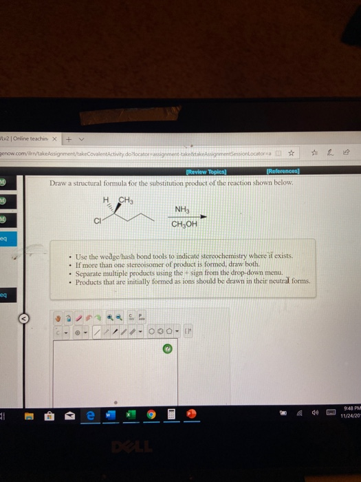LV2 Online teachin x + v genow.comiltakeAssignment/takeCovalentActivity do locator assignment taketakeAssignmentSessionLocato