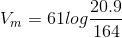 20.9 Vm = 611092103