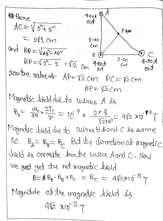 9.00A QA Out cm Here ACE1 272 at an = 212 cmie 200 and Bp=VABADU Bo o c Evo o va 4.064 2.00 4.00A Now the value at AP=v2cm