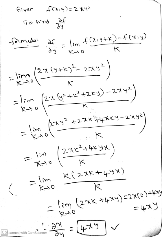 Given feary)=2442 sosind of I mida: - fCX, 4 tk) - fxy) lim cao somulei en liten f 4. ***) = f (403) alin. (23 (3+x)?=2432) b