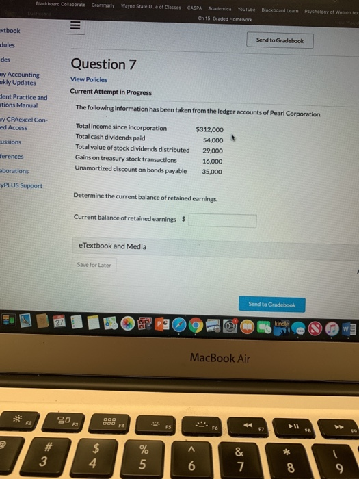 Blackboard Colaborate Grammy Wayne State Uc of Classes Psychology of Women CASPA Academica Youtube backboard Learn Ch 15 Grad