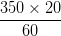 350 x 20 60