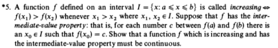 *5. A function f defined on an interval I = {x: a <x<b> is called increasing f(x) > f(x2) whenever xi > X2 where x1, x2 €1. S