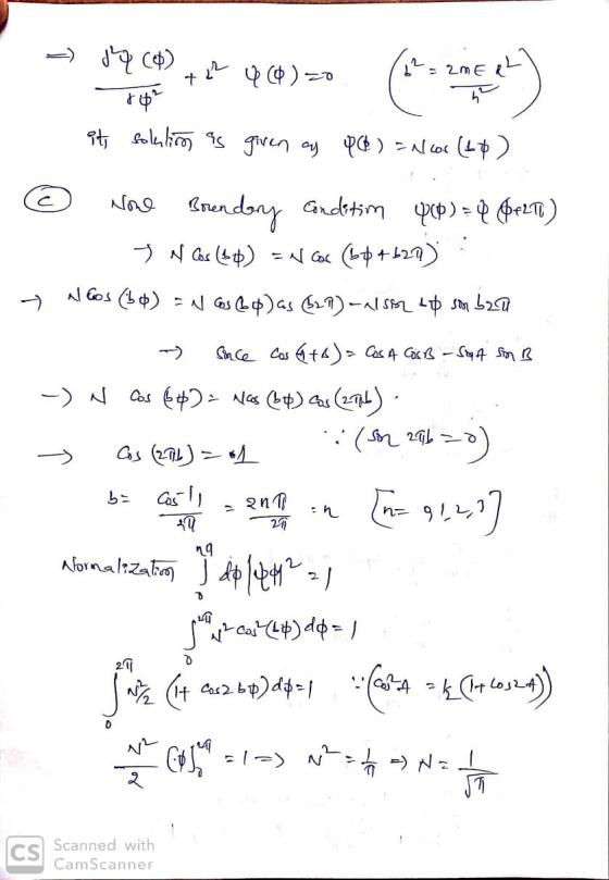 => dq (0) 4x2 4.09 ) 20(Ezmest) it solulim as given as Q6 ) = N(os (26) sonce cos (+B) = COS A GSB - SMA SMB 5 N Cos (+) = N