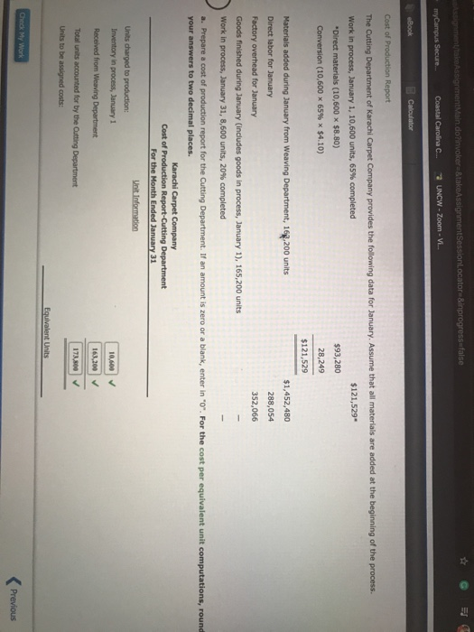 intake AssamentMain doinvoker=&takeAssignmentSessionLocator.&inprogress=false myCampus Secure Coastal Carolina C... 2 UNCW -