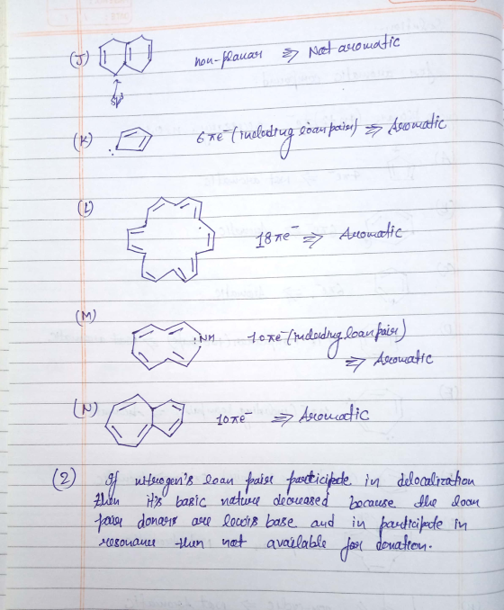 & Not aromatic hou-flauar Alomatic Ghé Trudlodtag, coau paistt 18 me 7 Accomatic EN loke (rudlading loan pair) = Aromatic ton