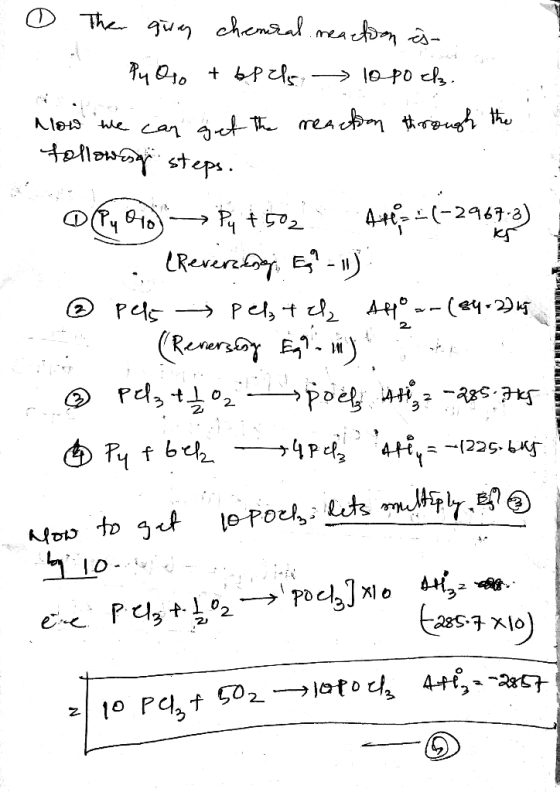 0 Then given chemeral reaction is- Pu Oso + bpels → 1080 el. Now we can get the reaction through the following steps. Of, %