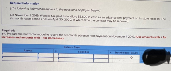 Required information [The following information applies to the questions displayed below.) On November 1, 2019, Wenger Co. pa
