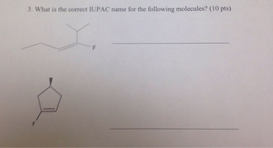 What is the correct IUPAC name for the following m