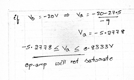 Va 20-27S -20V Va -s.27 8 -S. 28 4 Va .8333Y acll rot satoate op-amp