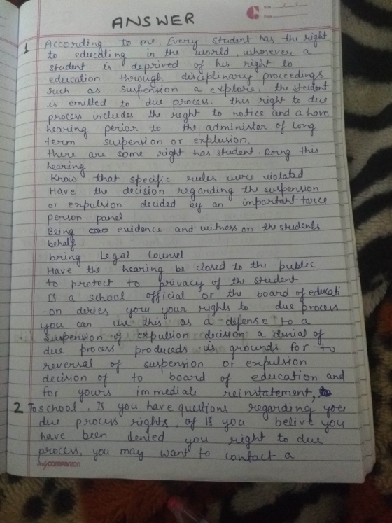 ANS WER to eduucdtinain tu 呼 ilduunever education thsto Such as Suspenion a exbloustu teud ugh duspli naur proce --Procon undet des -bhi-tughr to notice and above on to u administor subeni on or exbluion thuu are some sught has iolatad Have the cdeision Have tho deasion beganding th suternylo Oyu ngーーLegal Counsel Have tho hearing ba closid to thu bublic to pnotect to nsa school of tiu student ou your ughts o du onse to a duue pro cobro ducads wn hounds for tD averel deiion on toboand cation have been denied procent-you-mau-wantto au