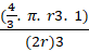 . 1. r3.1) (2r)3