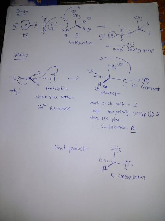 Ch OTs CH3 roduct anti clock ung → S clf Firal roduc 3