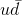 u\bar{d}