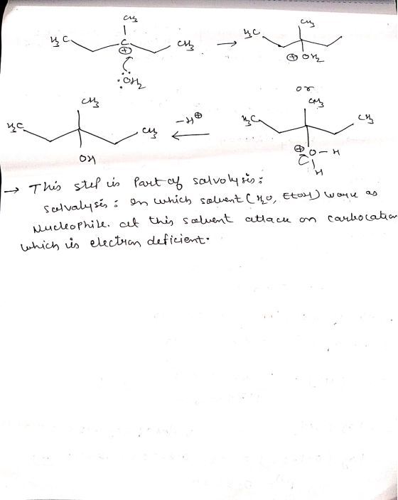 cy cy ų ch ork oth 07 ch CM BC ch ис, -440 cu On H → This step is part of salvolysis: selvalysés : en which solvent (ho, Etoy