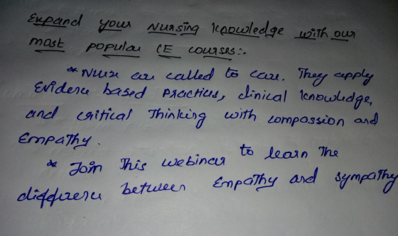 N 219 w Expand your nursing knowledge with our most populou (E_ courses a Nuere are called to care. They apply Evidence based