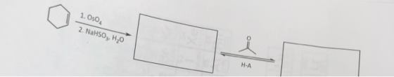 1. Oso 2. NaHSO3, H,0 H-A