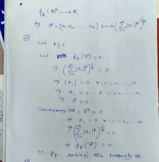 fb: 1RM DR by 7= [0, 0, ---, (n] - Elan: 10 Ja @ Let 67,- Let on Pp (57) 20 7 lail=0 &i=1,2,..., n. 27 a 20 , & i=1,2,...)n.