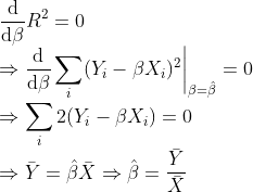 - Σ1 - βX) =0 -Σ2(Υ – βX.) = 0 = = βX = 3-Y