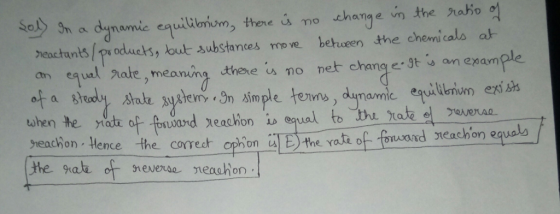 heactunts ps oducts, out substances mo ve betueen the chemicals a an equel nate, meaning there is no net chanaet an eample ot a when he ytet of truand九eachonuequal to The rate yoverAL reachon Hence the correst aonthe valt of oru.ceoid Tenacpon