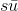 s\bar{u}