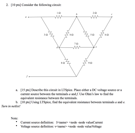 2. [10 pts] Consider the following circuit: 112 b 212 с 392 še 492 592 ИИ 692 w 72 d e 892 922 m f a. [15 pts] Describe this