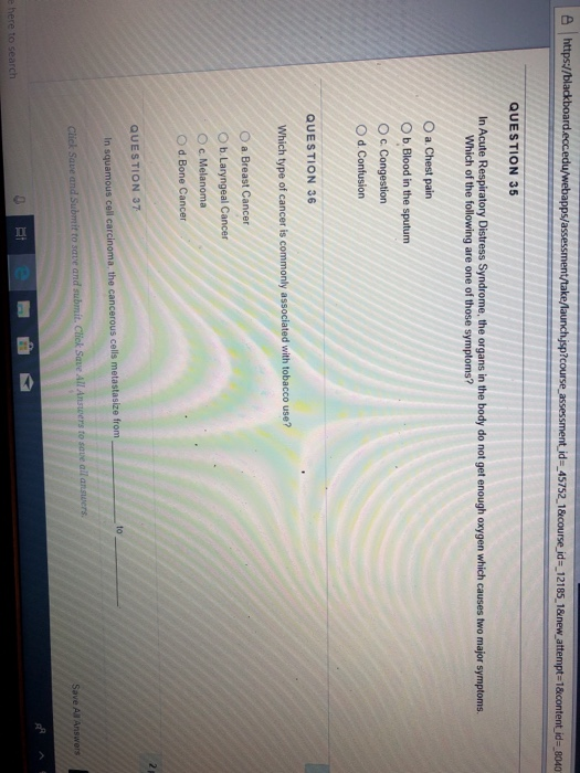 凸 e https//blackboard.ecc apps/a t id- 45752 1&ecourse id-_12185 1&new attempt-18content id- 8040 QUESTION 35 In Acute Respir