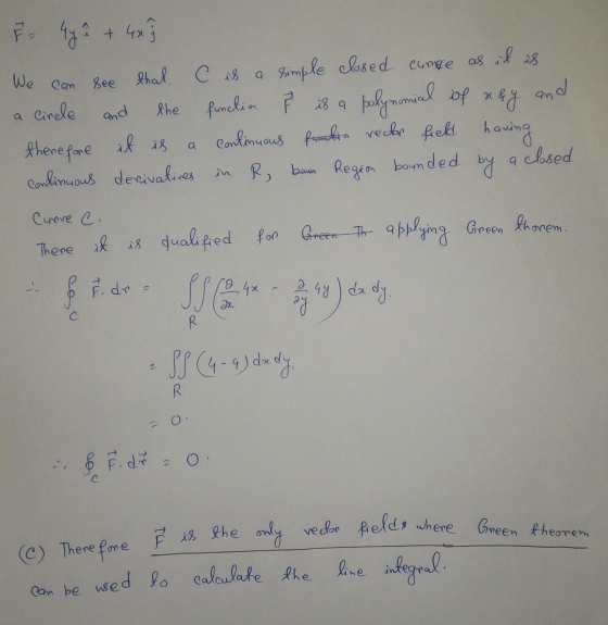 F 448 + 4 We can x & g a see that is a simple closed curre as it us a circle and the function F is a polynomial of a and ther