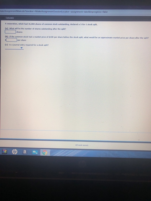 Assignment Main.doFinvokertake A nmentSessionLocator assignment-takeinprogress false shares of A corporation, which had (a) w