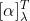 [\alpha]_{\lambda}^{T}