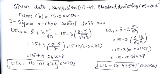 Given dato , senplsite (n)-49, standad devat 0, ( O.15 15-3(0,021 ч2