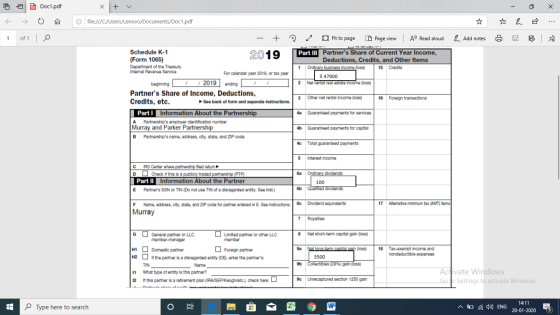 6 5 Doc1.pdf X + v - 0 x € file:///C:/Users/Lenovo/Documents/Doc1.pdf 7 0 of lo 1 - + Add notes Fit to page ID Page view AV R
