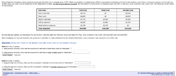 Mears Production Carripany makes several products and sells them for an average price of $75. Mears accountant is considerin