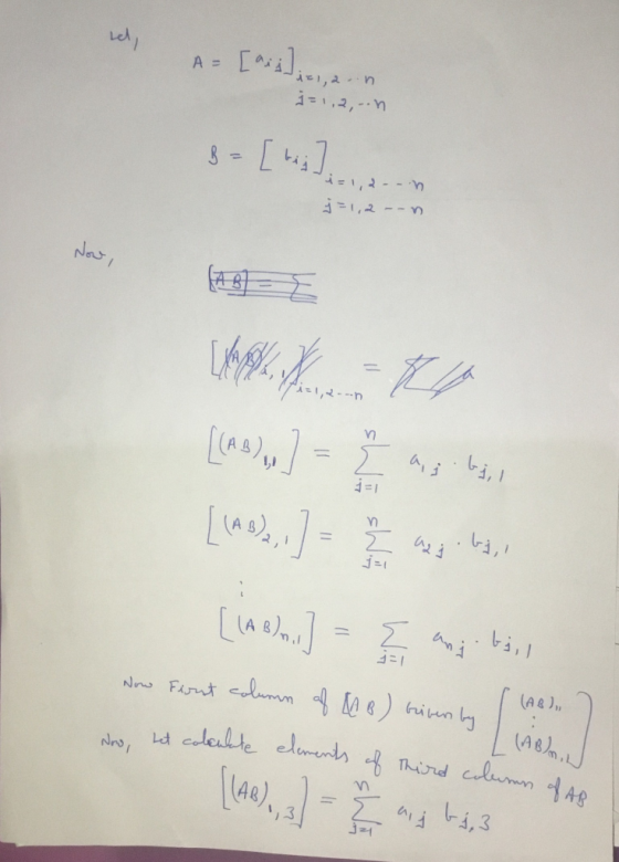 Lel A = [aid i=1,2..n j=1,2,..n i=1,2--in j = 1,2--n [10x),] = was born [60).] = { ang bang Now Front column of MB) Griversit