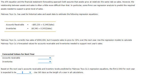 The AFN equation and the financial statement-forecasting approach both assume that assets grow at relatively the same rate as