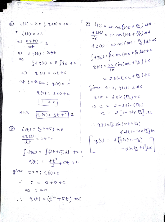 (t)- 20 cos lot 2 C