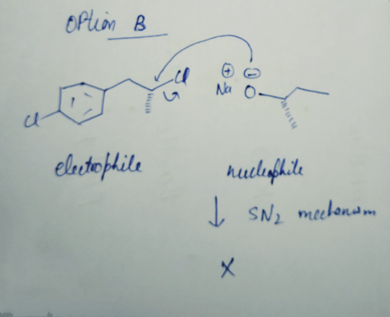 Oplin B Na electephile huclyfhile N mechonam. t