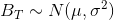 B1 ~ N(u,0?)