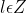 l\epsilon Z