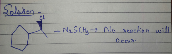 Solution a + Na SCH₂ No reaction will occur.