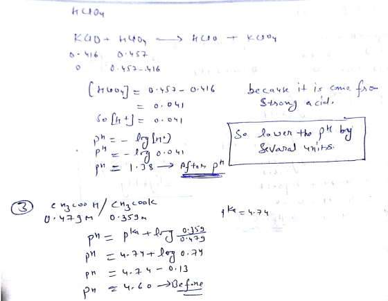 kolou к со - коч као - Но, 0-416 0.457 0 0 .452-1416 0.416 because it is come from Strong acid, 0.457 = 0.041 so [ht] = 0.041