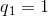 91 = 1
