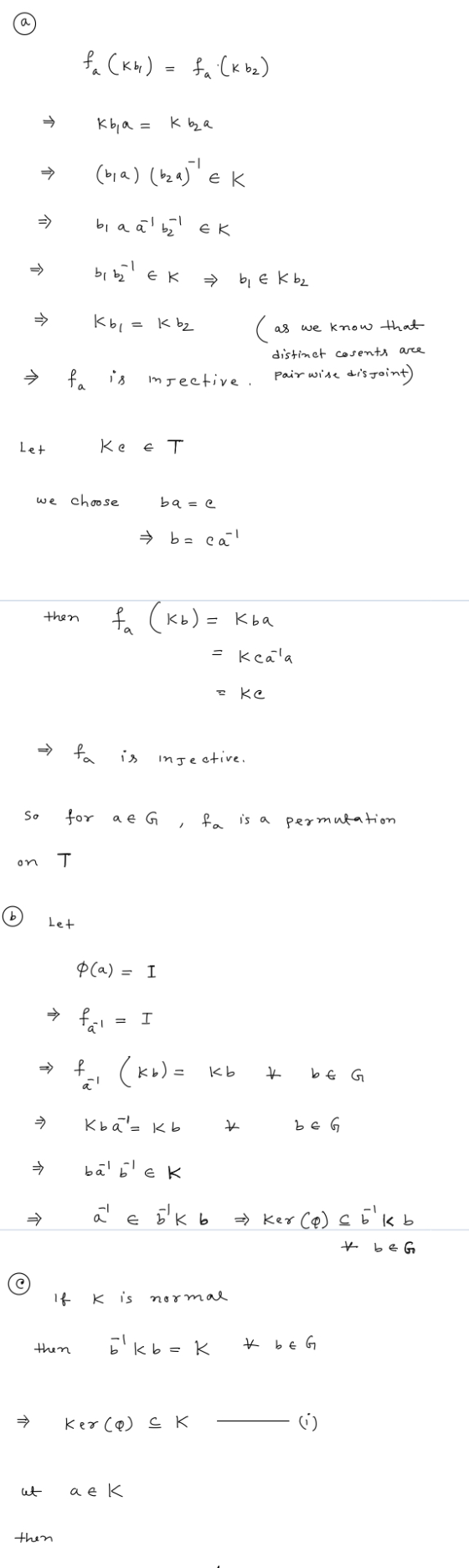 Ғ. (к» ) = , (к.) kbo = kbe (14) (4) ек 个个个,个个 b, a ă bi Ek bi bel ek bi ek bz 1 Kb = kbz (as we know that distinct cosents