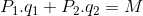 P1.01 + P2.42 = M