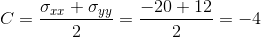 C = Per +Oyy _ -20+ 12